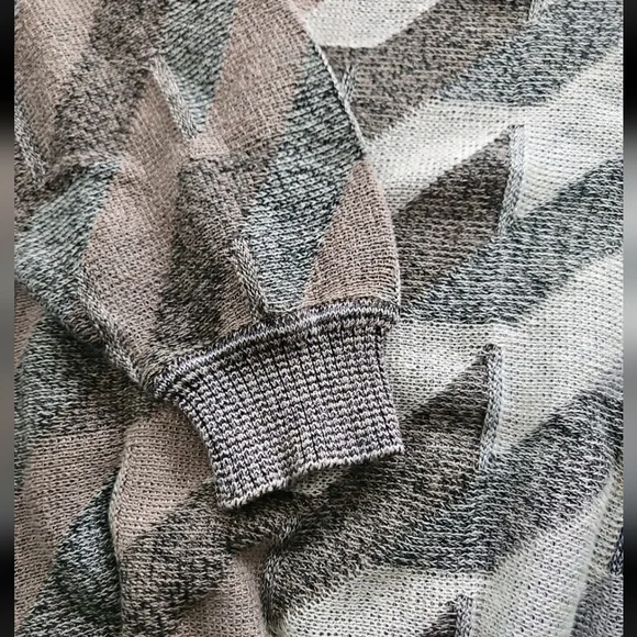 Vintage St Croix Men's Knit Sweater Coogi Style Biggie Cosby L Made USA - Picture 4 of 16